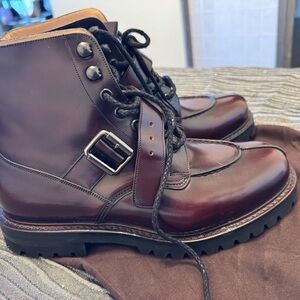 Church's Dark Burgundy Leather Boots